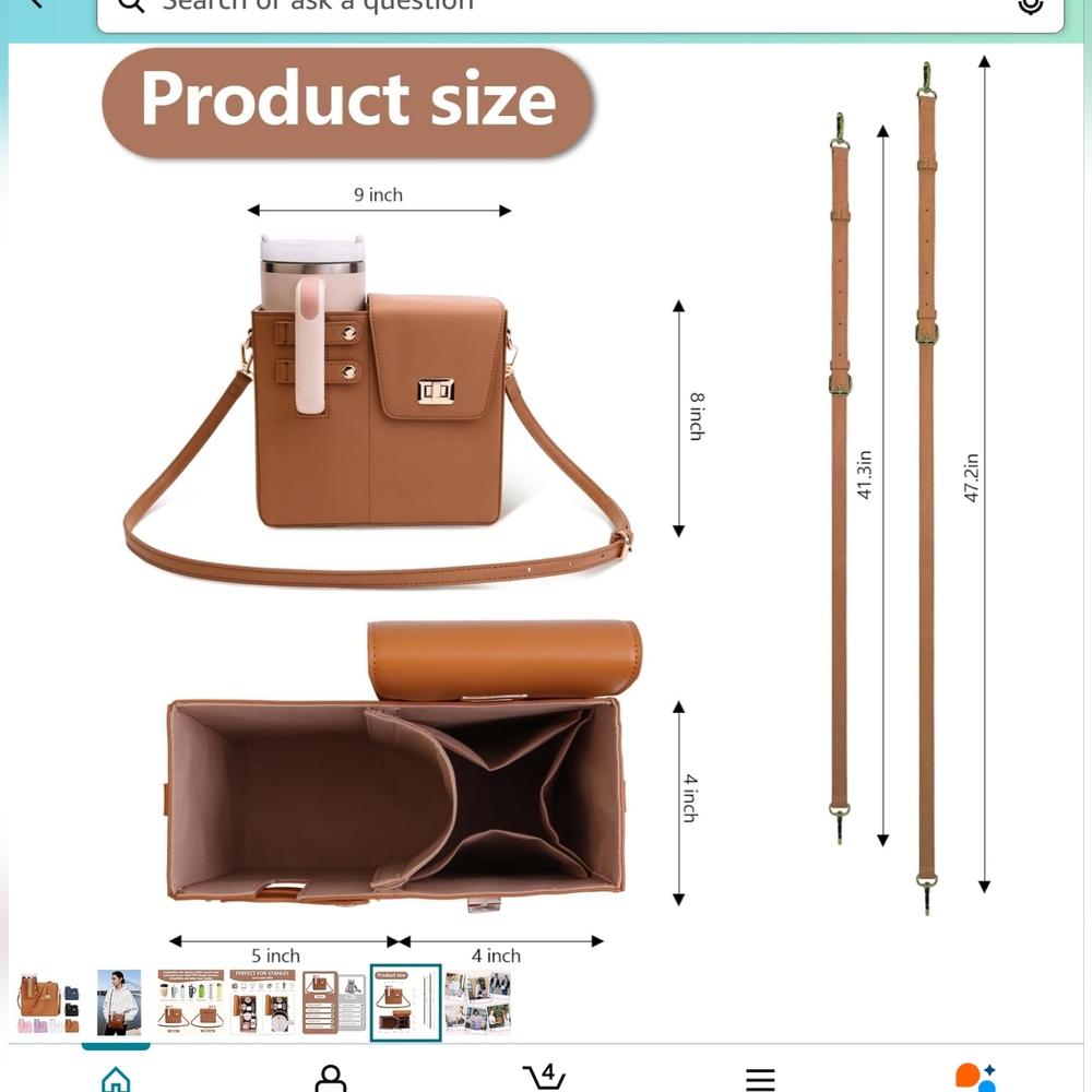 Stylish Cup Bag - Picture 4 of 8